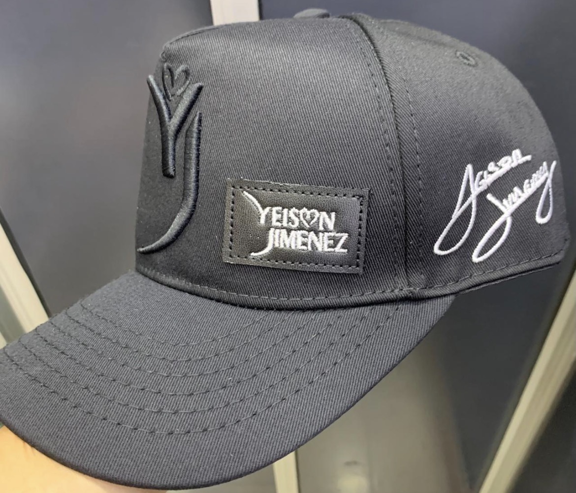 Gorra abierta - YJ - Negra con blanco