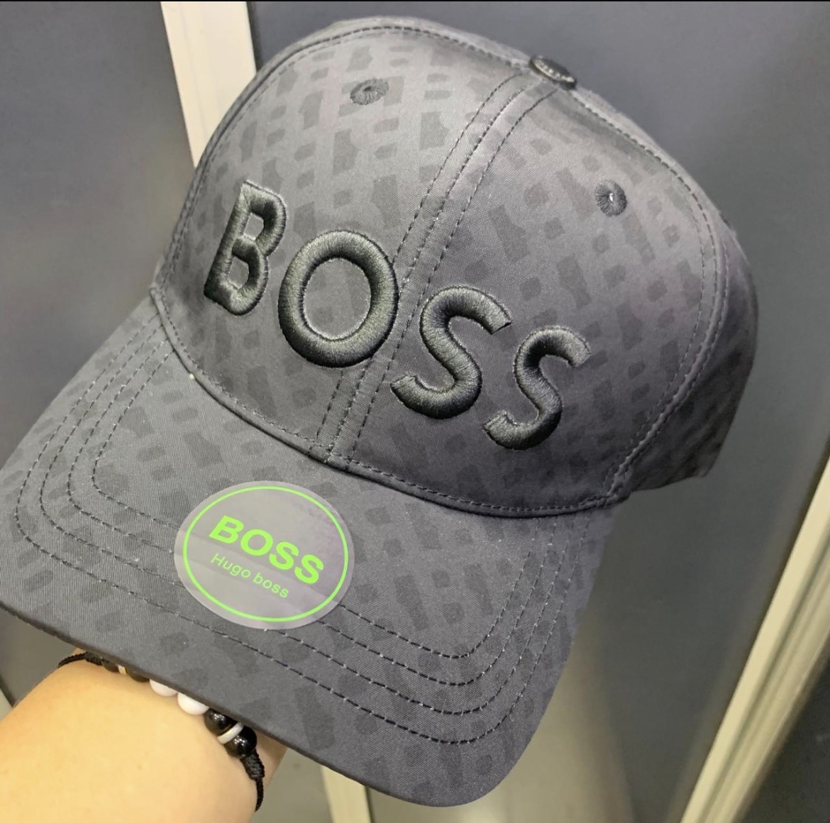 Gorra abierta - BOOS - Negra